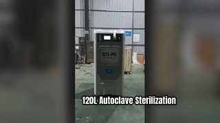 Machine verticale d'acier inoxydable de stérilisateur d'autoclave 120L